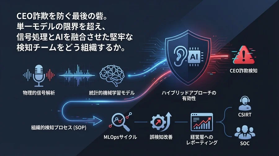 CEO詐欺を封じる音声解析とMLの統合：CSIRTのための組織的検知プロセス構築