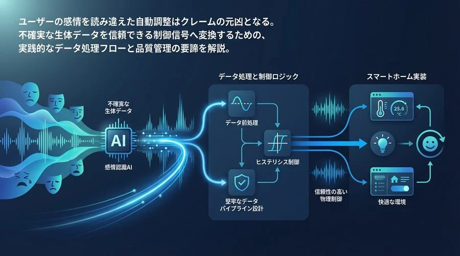 感情認識AIの「誤読」を防ぐ：スマートホーム実装におけるデータ処理と制御ロジックの設計論