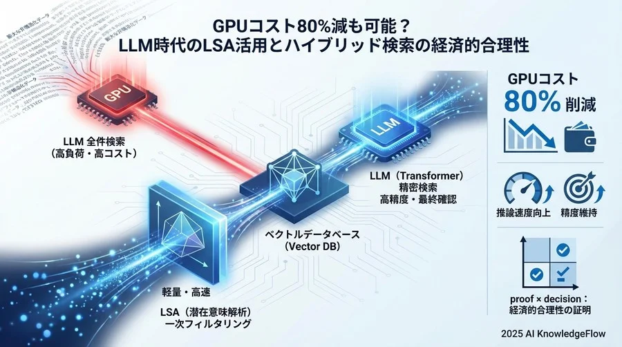 なぜ今、LLM時代に「LSA（潜在意味解析）」が再評価されるのか - Section Image