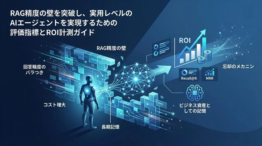 RAG精度の壁を突破する：AIエージェント「長期記憶」のROI評価とVector DB選定の経済学