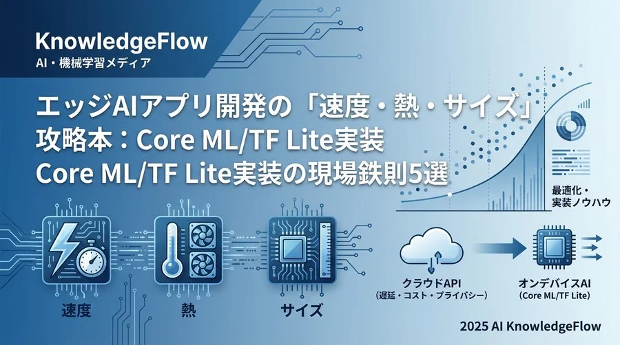 鉄則2：モデル軽量化は「量子化」と「プルーニング」の段階的適用が鍵 - Section Image