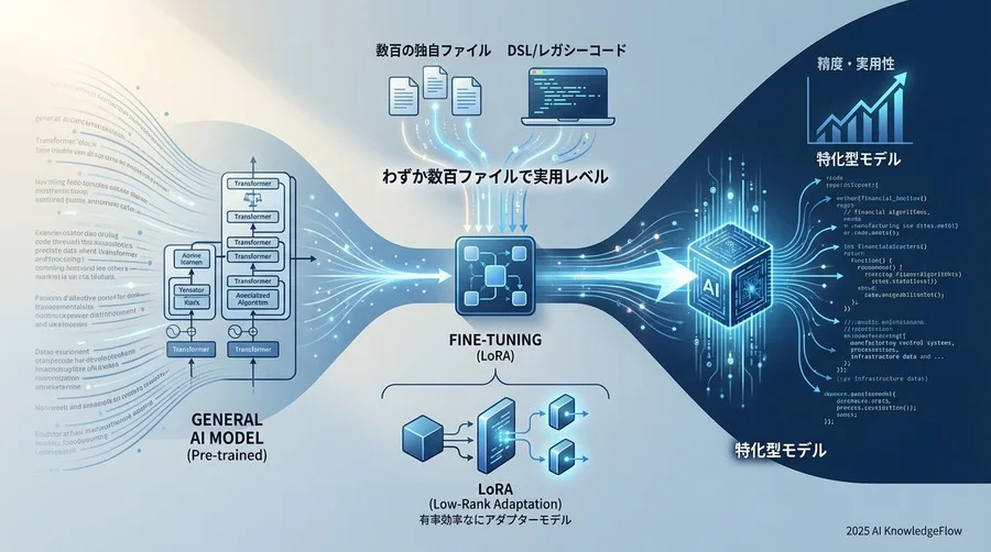 事実1：わずか数百ファイルの学習で「実用レベル」に到達する - Section Image