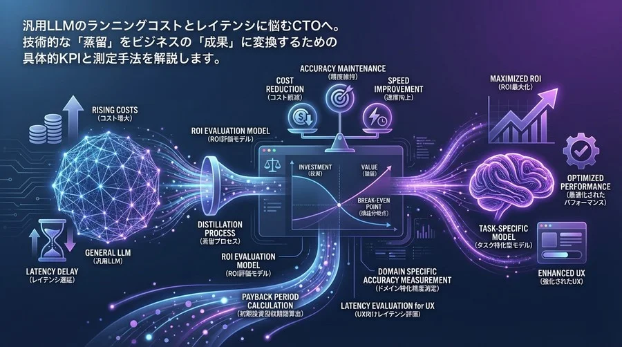 LLM蒸留のROIを最大化する評価戦略：コスト・精度・速度の「損益分岐点」を特定する