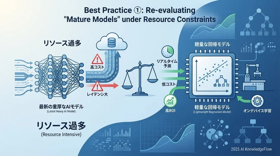 ベストプラクティス①：リソース制約下での「枯れたモデル」の再評価 - Section Image