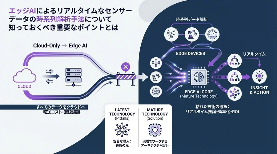 エッジAI導入の落とし穴：時系列解析で「最新技術」を捨て「枯れた技術」を選ぶべき理由