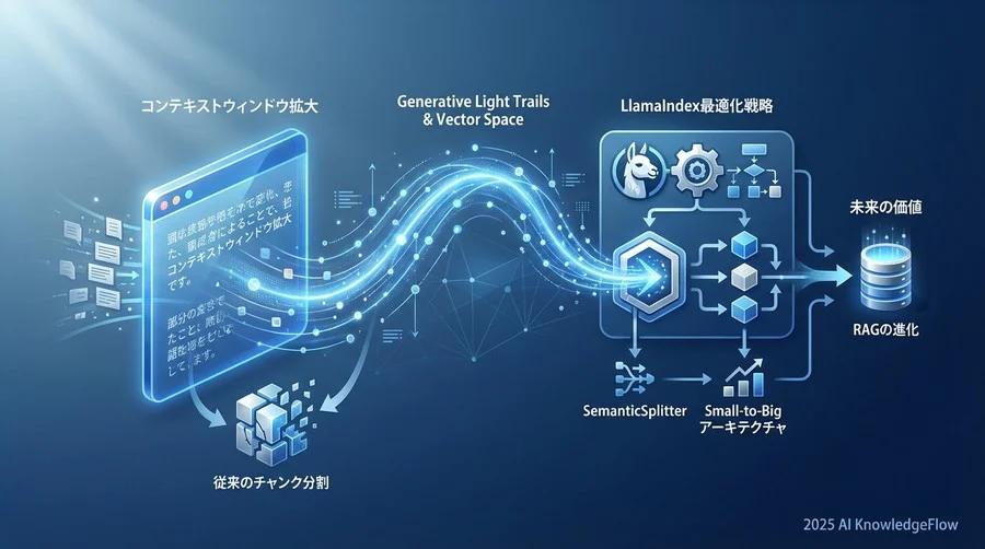 チャンキング技術の進化と未来予測：固定長から意味的分割へ - Section Image