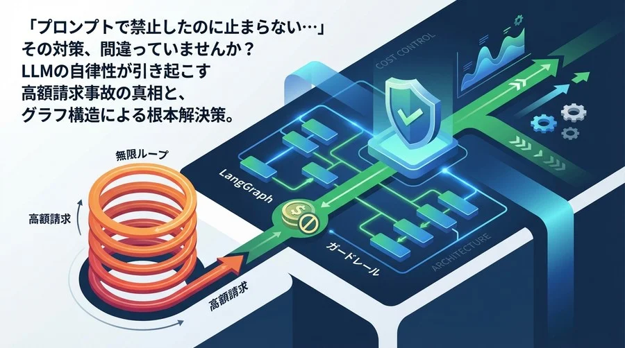 AIエージェントの「死のループ」を防ぐ：LangGraphで実装するコスト制御とガードレール設計の真髄