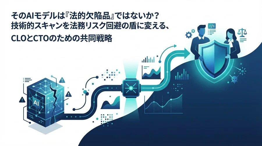 AIモデルは『法的欠陥品』になり得るか？技術的スキャンを経営防衛の盾にするCTO・CLO共同戦略