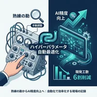 「熟練の勘」を超えるAI精度向上：ハイパーパラメータ自動最適化で開発工数を6割削減した現場の記録
