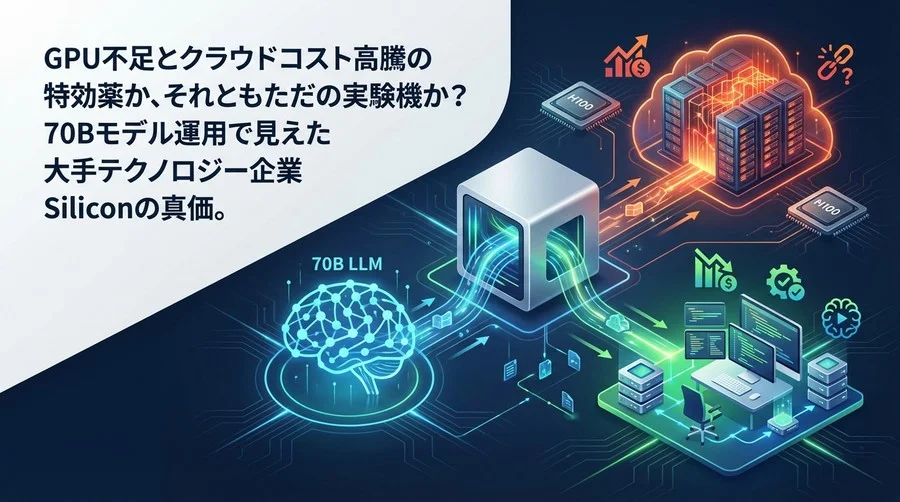 Mac Studioは「激安H100」になり得るか？70Bモデル推論で検証するTCOと実用性の境界線