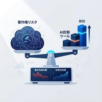 生成AIの著作権リスクを「経営コスト」として試算する：AI診断ツール導入のROIと法的負債の極小化