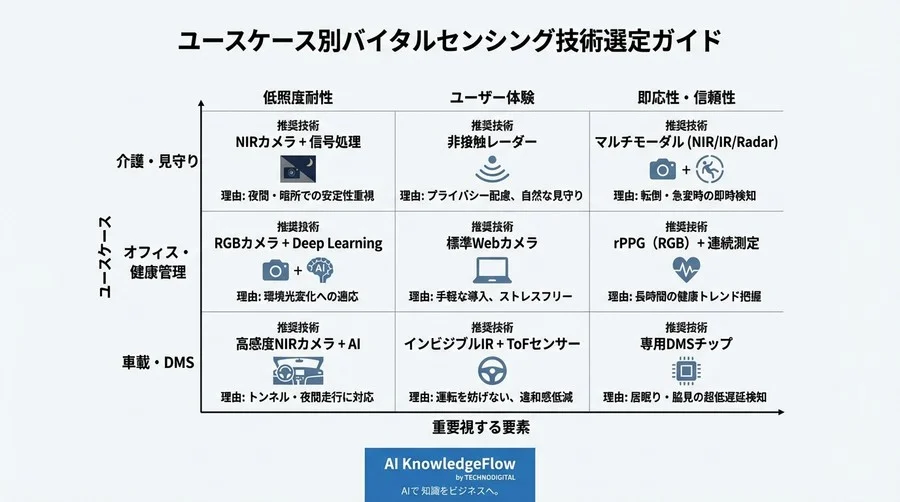 理想環境の精度は無意味。照明変化と体動ノイズに強い非接触バイタル検知の過酷な検証録 - Conclusion Image