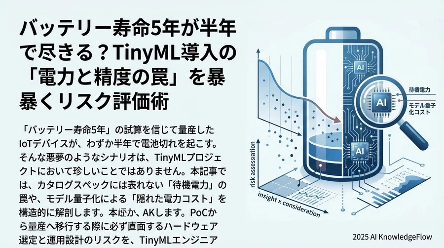 ハードウェア選定のリスク：NPU搭載マイコンの「待機電力」という罠 - Section Image