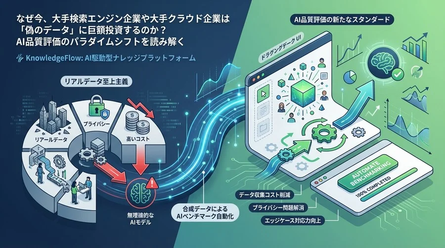 リアルデータ至上主義の終焉：合成データによるAIベンチマーク自動化が経営を変える理由