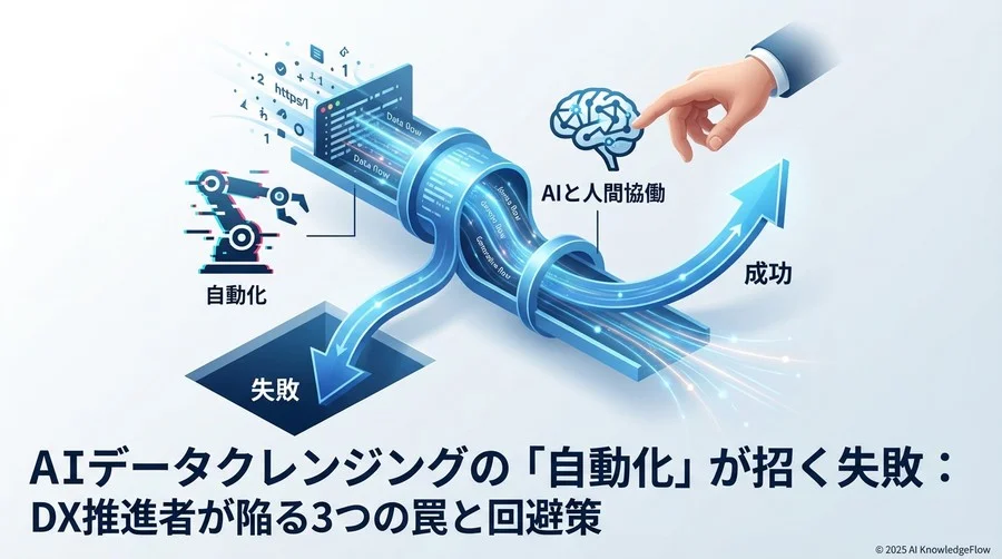 誤解①：「AIツールなら、ドメイン知識なしでデータを完璧に修正できる」 - Section Image