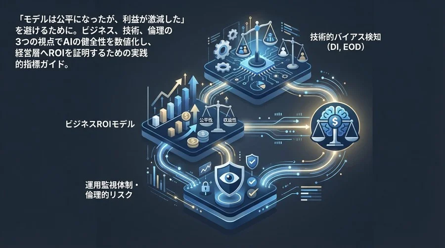 AIの公平性と収益性は両立できるか？ビジネス視点で設計するバイアス検知・評価モデルの実装ガイド