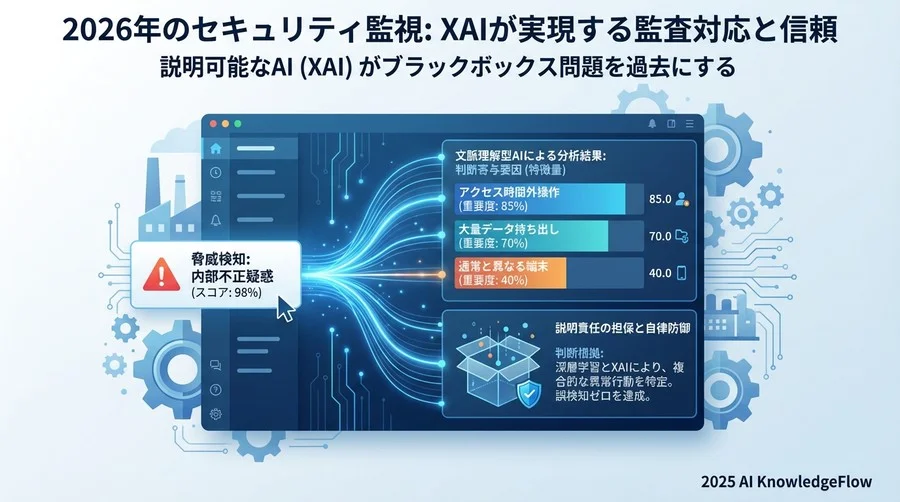 予測される未来②：「説明可能なAI（XAI）」がブラックボックス問題を過去にする - Section Image