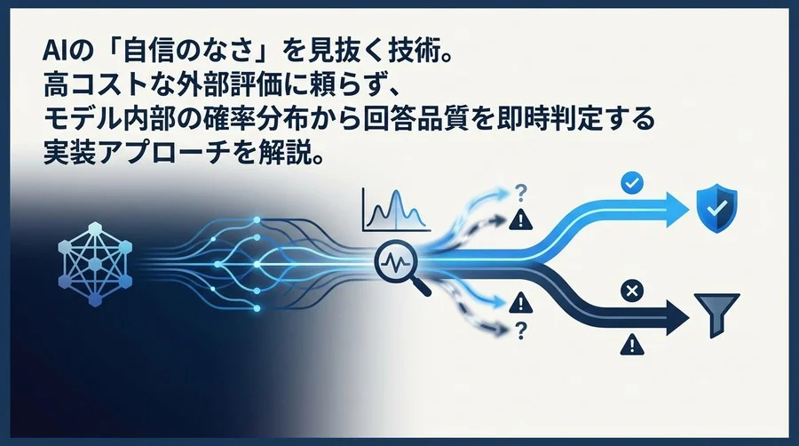 AIの「迷い」を数値化する：Logprobs活用によるハルシネーション検知と信頼度スコア実装