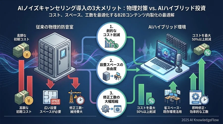 AIノイズキャンセリング導入の3大メリット - Section Image