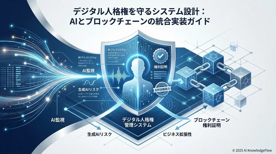 デジタル人格権管理におけるAIとブロックチェーンの役割分担 - Section Image