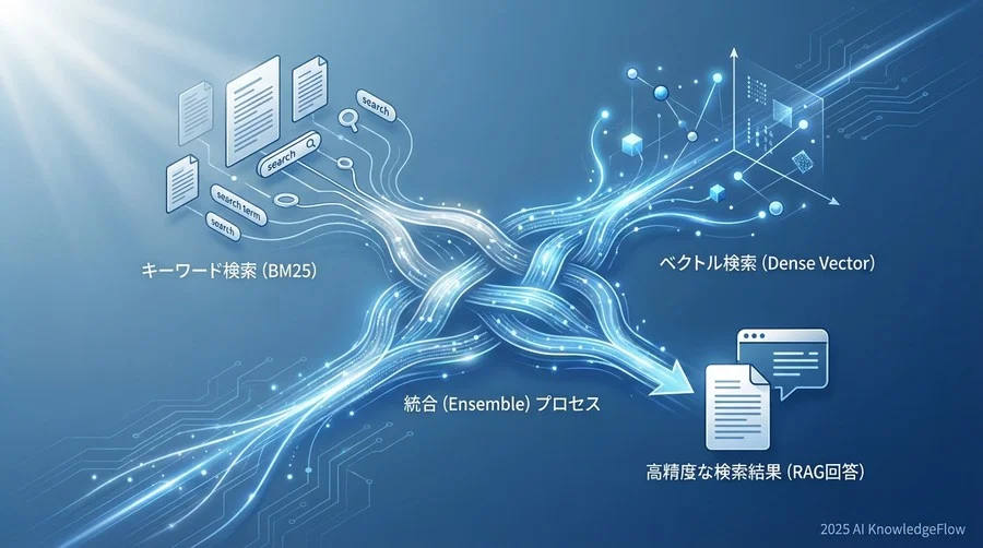 【実装鉄則1】検索精度（Recall）を劇的に改善する「ハイブリッド検索」の実装 - Section Image