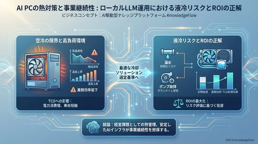ローカルLLM実行環境における「熱」という見えないボトルネック - Section Image