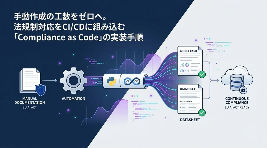 欧州AI法対応を自動化する：PythonとCI/CDで実装する「Compliance as Code」完全ガイド