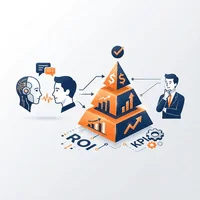 AI面接練習の導入効果を「なんとなく」で終わらせない。経営層が頷くROI算出と3階層KPIモデル