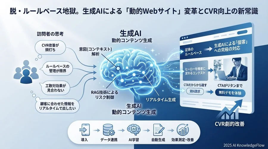 動的コンテンツ生成AIが実現する「個客」への究極の対応 - Section Image