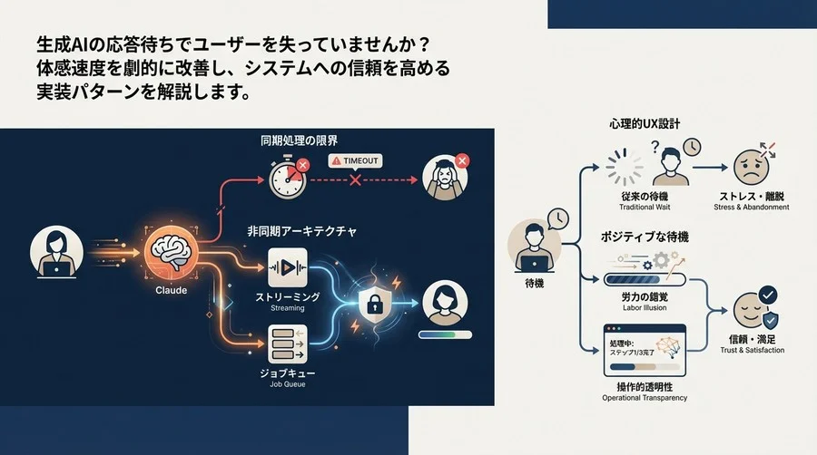 Claudeの「遅さ」を信頼に変えるUX設計：非同期処理と心理学で実現するストレスフリーな待機時間