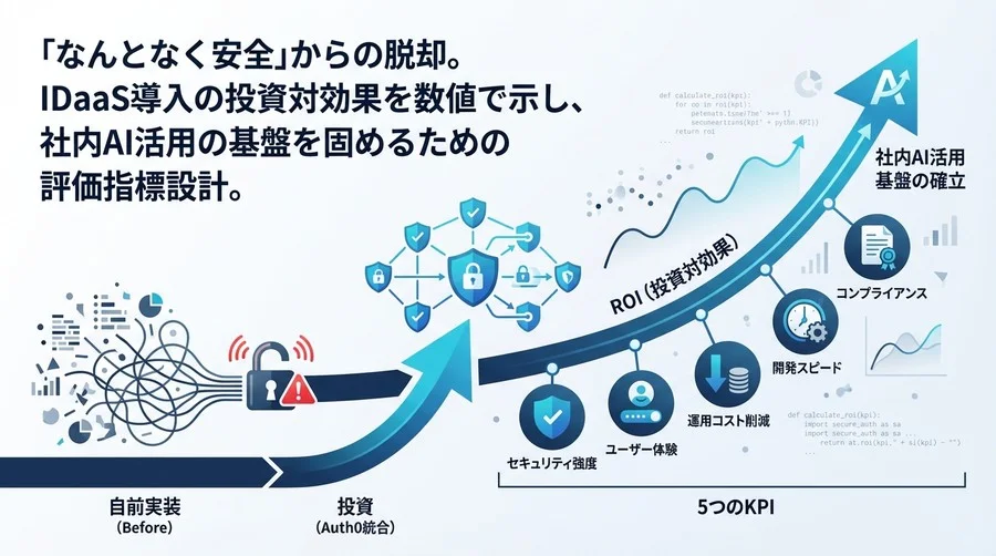 Streamlit×Auth0統合のROIを最大化する評価指標設計：社内AIツールのセキュリティ投資対効果を証明する5つのKPI