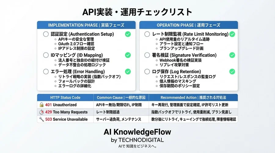 ERP連携で防ぐ黒字廃業：承継リスク検知APIの完全実装仕様書 - Conclusion Image