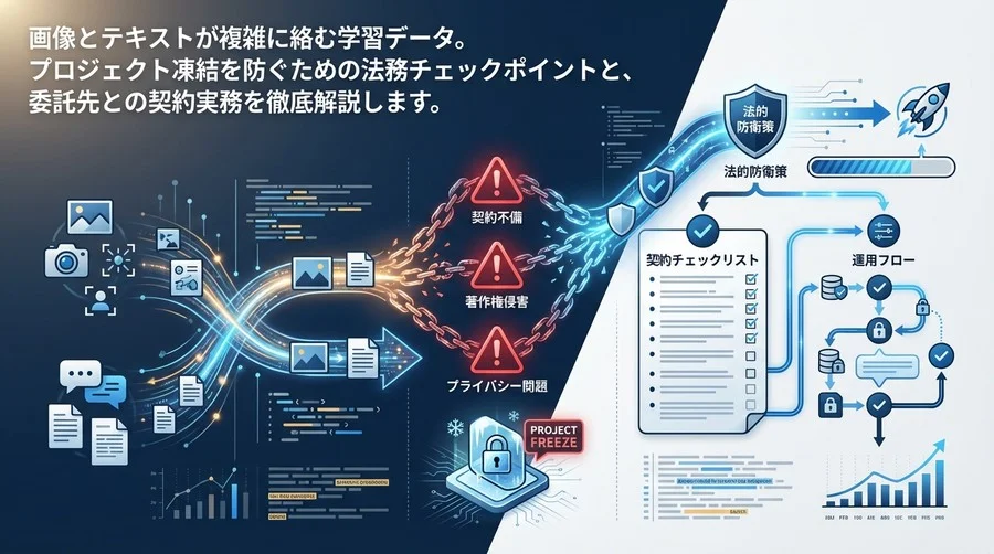 マルチモーダルAI開発を止めるな：画像×テキスト統合データに潜む契約リスクと法的防衛策