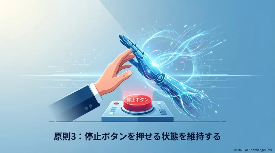 原則3：停止ボタンを押せる状態を維持する - Section Image