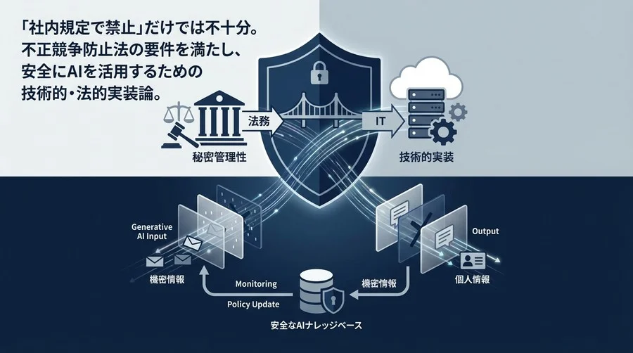 生成AIの「秘密管理性」を技術で証明する：法務とITが連携するフィルタリング実装論
