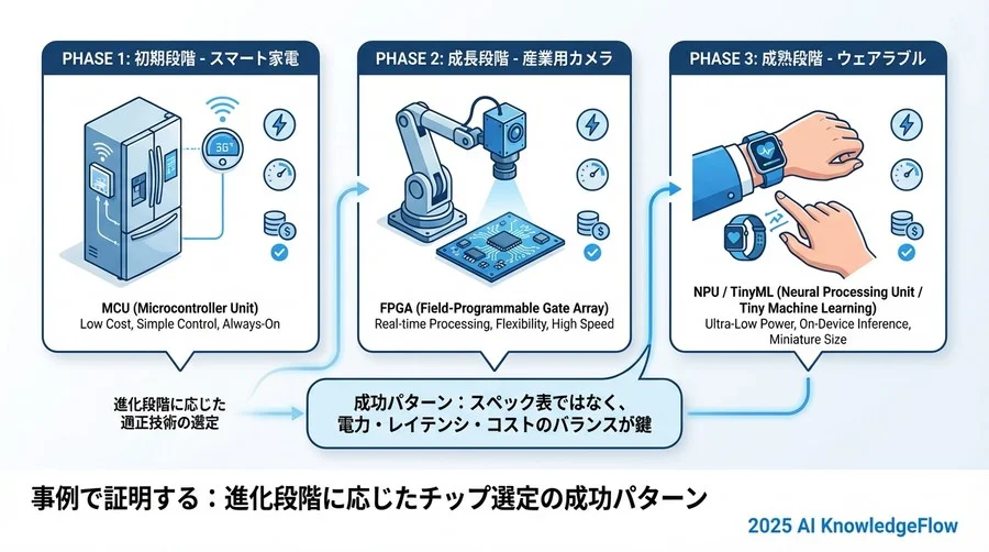 事例で証明する：進化段階に応じたチップ選定の成功パターン - Section Image 3