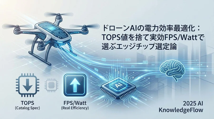 なぜドローン開発において「TOPS」は無意味なのか：SWaP制約と電力効率の現実 - Section Image