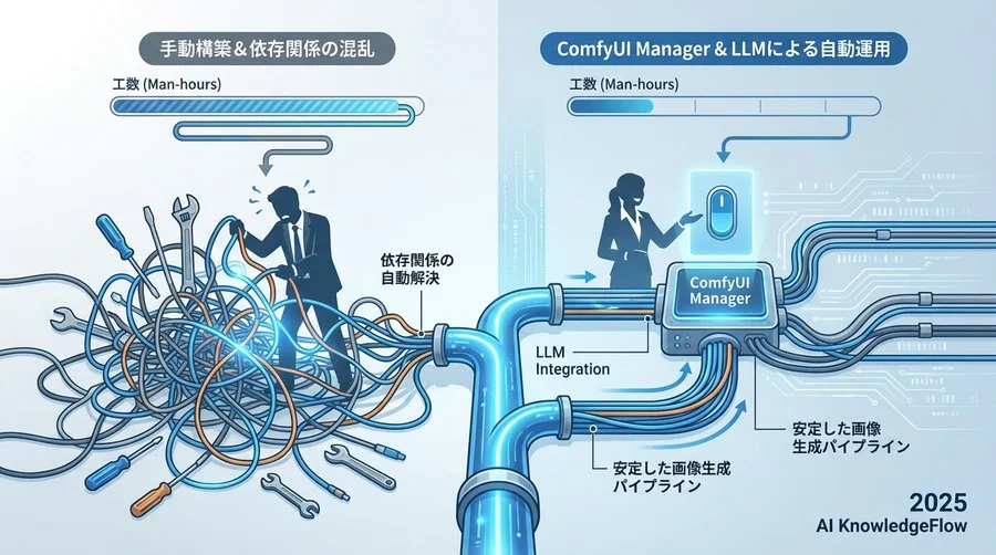なぜComfyUI Managerが業務利用の必須条件なのか - Section Image
