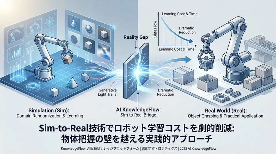 ギャップを埋める核心技術：ドメインランダム化の仕組み - Section Image