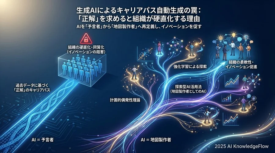 誤解②：AIの役割は「最短ルート」の提示と効率化である - Section Image