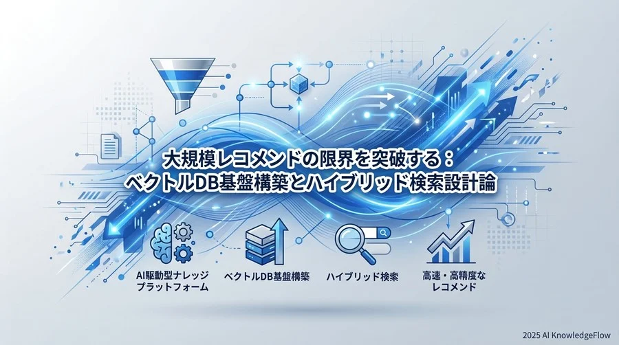 なぜ今、レコメンドにベクトルデータベースが必要なのか - Section Image