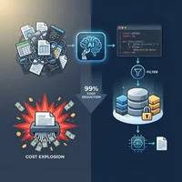 AIへのデータ丸投げは「札束のシュレッダー」だ：Python前処理でコストを99%削減する現実的解法