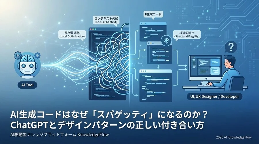 なぜAI生成コードは「スパゲッティ化」しやすいのか - Section Image