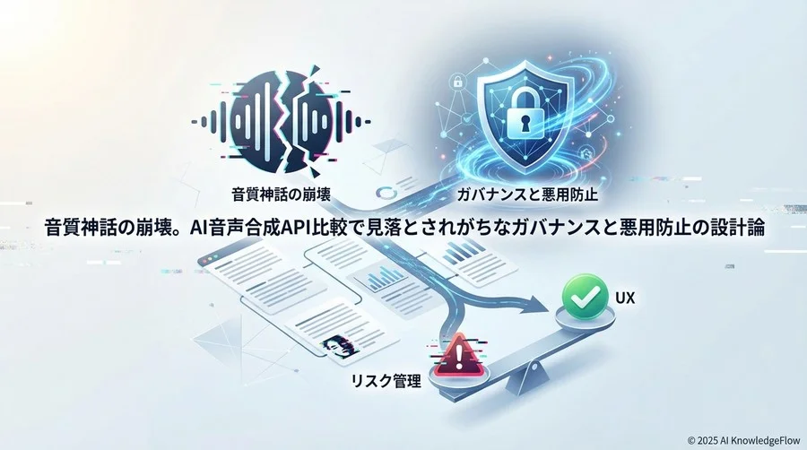 ベンチマーク評価軸：APIガバナンスの4つの柱 - Section Image